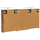 vidaXL Fürdőszobai Szekrény Szett 3 pcs 126 x 16 x 62.5 cm Faanyag