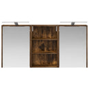 vidaXL Fürdőszobai Szekrény Szett 3 pcs 126 x 16 x 62.5 cm Faanyag