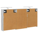 vidaXL Fürdőszobai Szekrény Szett 3 pcs 126 x 16 x 62.5 cm Faanyag