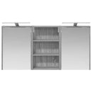 vidaXL Fürdőszobai Szekrény Szett 3 pcs 126 x 16 x 62.5 cm Faanyag