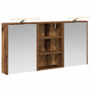 vidaXL Fürdőszobai Szekrény Szett 3 pcs 126 x 16 x 62.5 cm Faanyag