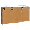 vidaXL Fürdőszobai Szekrény Szett 3 pcs 126 x 16 x 62.5 cm Faanyag