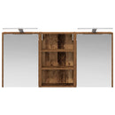 vidaXL Fürdőszobai Szekrény Szett 3 pcs 126 x 16 x 62.5 cm Faanyag