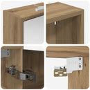 vidaXL Fürdőszobai Szekrény Szett 3 db 126 x 16 x 62.5 cm Szerelt fa