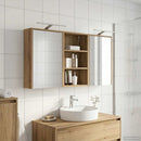 vidaXL Fürdőszobai Szekrény Szett 3 db 126 x 16 x 62.5 cm Szerelt fa