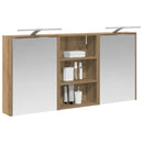vidaXL Fürdőszobai Szekrény Szett 3 db 126 x 16 x 62.5 cm Szerelt fa