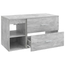 vidaXL Fürdőszoba bútor szett 2 pcs Betonszürke Szerelt Fa