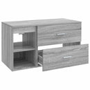 vidaXL Fürdőszoba bútor szett 2 pcs Szürke Sonoma Szerelt Fa