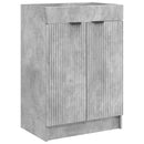 vidaXL Fürdőszoba bútor szett Betonszürke 78,5 x 37,5 x 81 cm