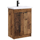 vidaXL Fürdőszoba bútor szett Antik Fa 78,5 x 37,5 x 81 cm Szerelt Fa