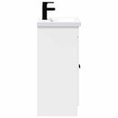 vidaXL Fürdőszoba bútor szett Fehér 78,5 x 37,5 x 81 cm Szerelt Fa