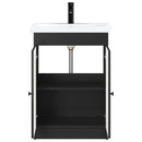 vidaXL Fürdőszoba bútor szett Fekete 78,5 x 37,5 x 81 cm Szerelt Fa