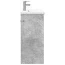 vidaXL Fürdőszoba bútor szett Betonszürke 81 x 40 x 84,5 cm Szerelt Fa