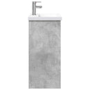 vidaXL Fürdőszoba bútor szett Betonszürke 61 x 40 x 84,5 cm Szerelt Fa