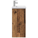 vidaXL Fürdőszoba bútor szett Antik Fa 61 x 40 x 84,5 cm Szerelt Fa