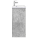 vidaXL Fürdőszoba bútor szett Betonszürke 81 x 40 x 84,5 cm Szerelt Fa
