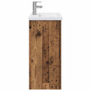 vidaXL Fürdőszoba bútor szett Antik Fa 81 x 40 x 84,5 cm Szerelt Fa