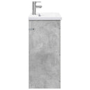 vidaXL Fürdőszoba bútor szett Betonszürke 81 x 40 x 84,5 cm Szerelt Fa
