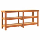 vidaXL Munkapad Faggyú barna 181.5 x 50 x 80 cm Tömör fenyőfa