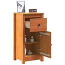 vidaXL Széf 2 pcs Faggyú barna 39 x 34,5 x 80 cm Tömör fenyőfa