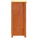 vidaXL Széf 2 pcs Faggyú barna 39 x 34,5 x 80 cm Tömör fenyőfa