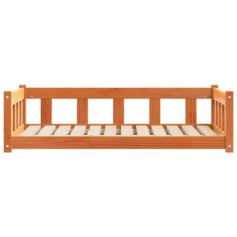 vidaXL Kutyafekhely Faggyú barna 55 x 45 x 28 cm Tömör fenyőfa