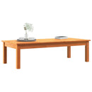 vidaXL Dohányzóasztal Max Barna 110 x 50 x 30 cm Tömör fenyőfa