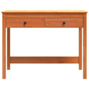 vidaXL Asztal fiókkal Max Barna 100 x 50 x 78 cm Tömör fenyőfa