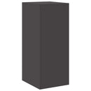 vidaXL Irattároló Szekrény fiókkal polcokkal Fekete 44 x 50 x 106.5 cm