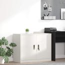 vidaXL Tárolószekrény Fehér 90 x 40 x 70 cm Acél