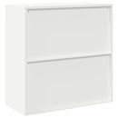 vidaXL Tárolószekrény Fehér 90 x 40 x 90 cm Acél