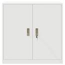 vidaXL Tárolószekrény Fehér 90 x 40 x 90 cm Acél