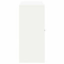 vidaXL Tárolószekrény Fehér 90 x 40 x 90 cm Acél