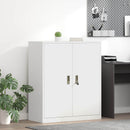 vidaXL Tárolószekrény Fehér 90 x 40 x 105 cm Acél