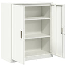 vidaXL Tárolószekrény Fehér 90 x 40 x 105 cm Acél