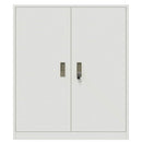 vidaXL Tárolószekrény Fehér 90 x 40 x 105 cm Acél