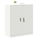 vidaXL Tárolószekrény Fehér 90 x 40 x 105 cm Acél