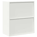 vidaXL Tárolószekrény Fehér 80 x 40 x 90 cm Acél