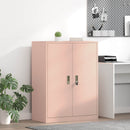 vidaXL Tárolószekrény Rózsaszín 80 x 40 x 105 cm Acél