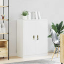 vidaXL Tárolószekrény Fehér 80 x 40 x 105 cm Acél