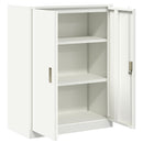 vidaXL Tárolószekrény Fehér 80 x 40 x 105 cm Acél