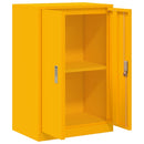 vidaXL Tárolószekrény Mustár sárga 60 x 40 x 90 cm Acél