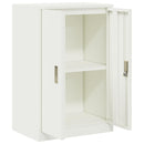 vidaXL Tárolószekrény Fehér 60 x 40 x 90 cm Acél