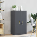 vidaXL Tárolószekrény Antracit 60 x 40 x 105 cm Acél