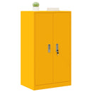 vidaXL Tárolószekrény Mustár sárga 60 x 40 x 105 cm Acél
