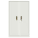 vidaXL Tárolószekrény Fehér 60 x 40 x 105 cm Acél
