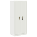 vidaXL Tárolószekrény Fehér 60 x 40 x 140 cm Acél