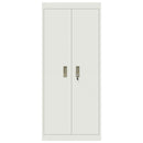 vidaXL Tárolószekrény Fehér 60 x 40 x 140 cm Acél