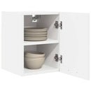 vidaXL Függő szekrény tárolóval 2 pcs Fehér 30 x 31 x 40 cm Faanyag