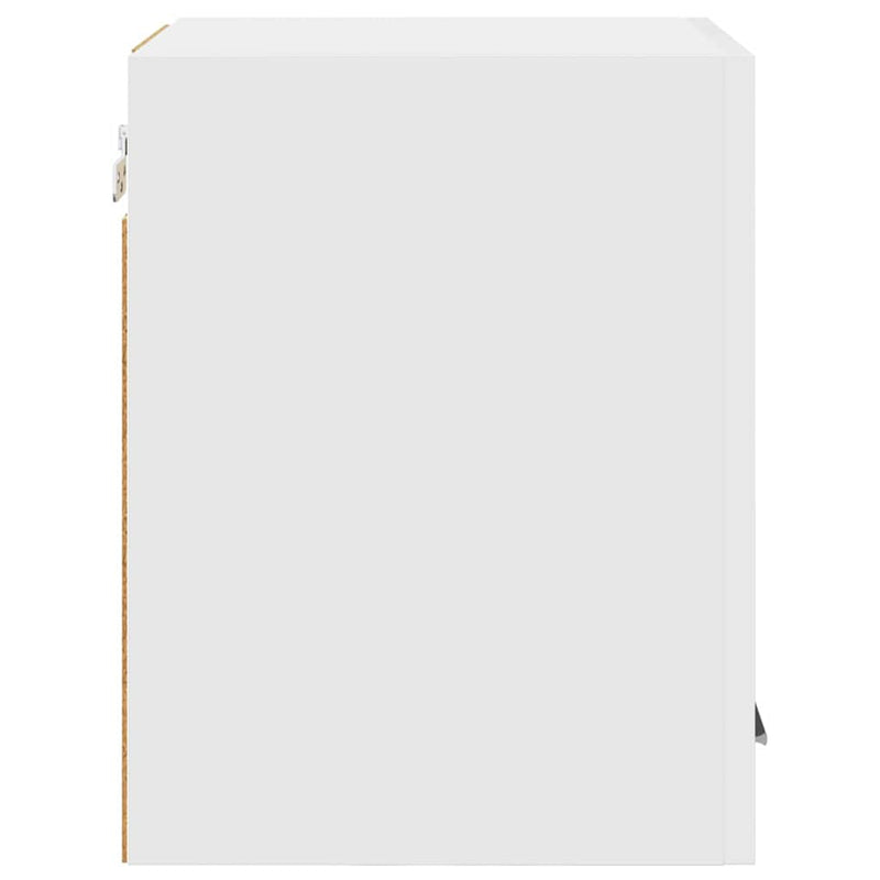 vidaXL Függő szekrény ajtóval Riga 2 pcs Fehér 30 x 31 x 40 cm Faanyag